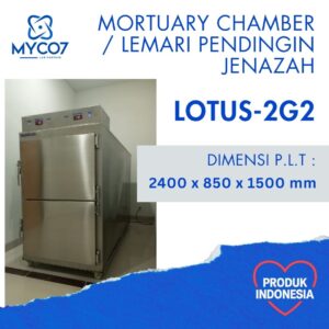 mortuary chamber freezer jenazah lotus 2g2 p2 myco7 ganesha mycolab