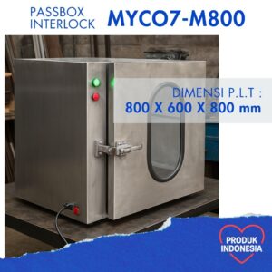 passbox interlock myco7 m800 stainless steel 304 80×60×80 cm ganesha mycolab p8